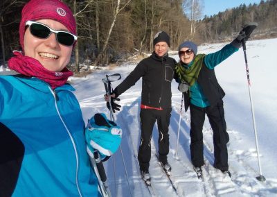 Wycieczka na nartach biegowych po Mazurach