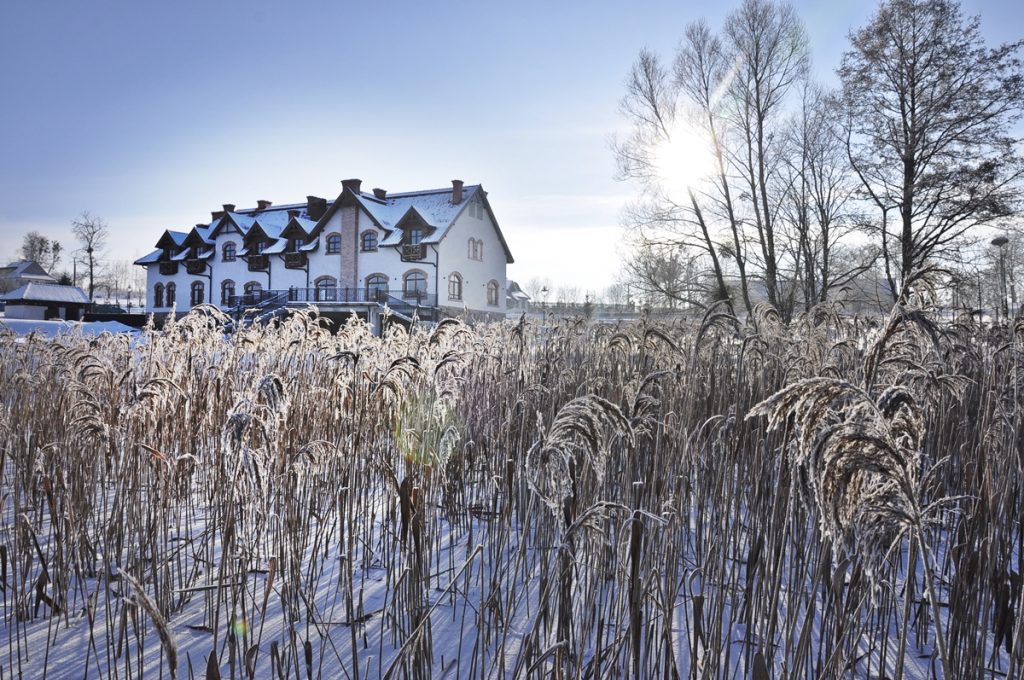 Białe święta w Łękuku